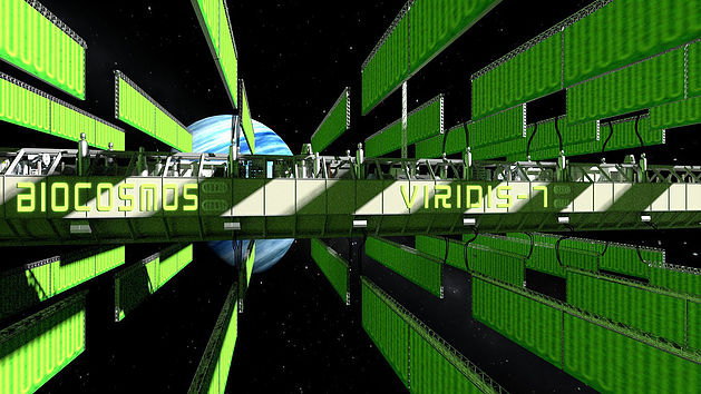 Biocosmos Viridis-7 Orbital algae carbohydrate production facility